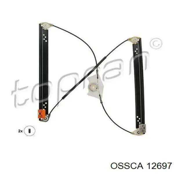 Стеклоподъемник передней правой двери Ossca 12697 цена, от 37.29 USD