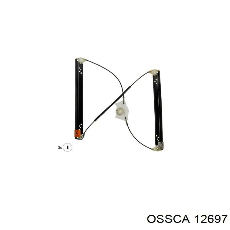 Стеклоподъемник передней правой двери Ossca 12697 цена, от 37.29 USD
