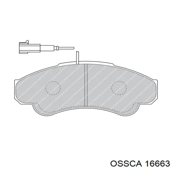 Фланец системы охлаждения 16663 Ossca
