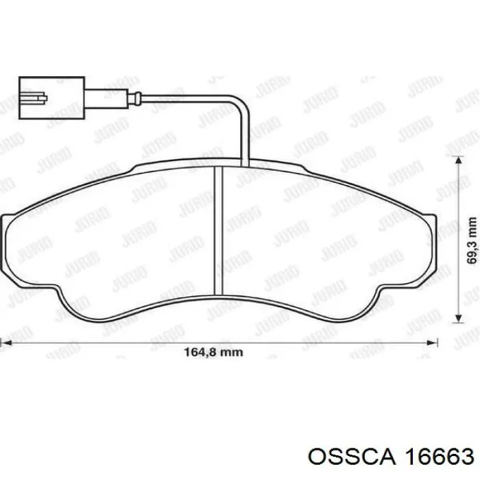 Купить 16663 Ossca Фланец охлаждающей жидкости