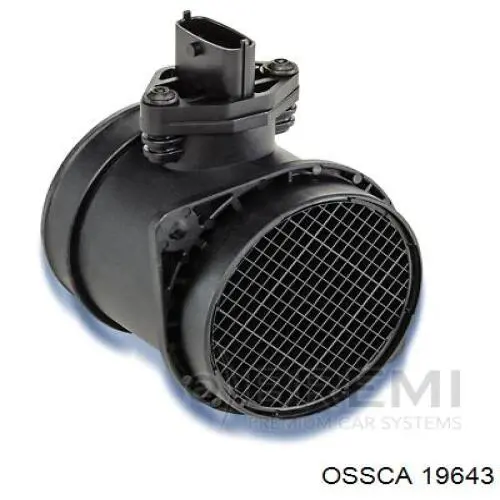 Шланг/патрубок радіатора охолодження, верхній 19643 Ossca