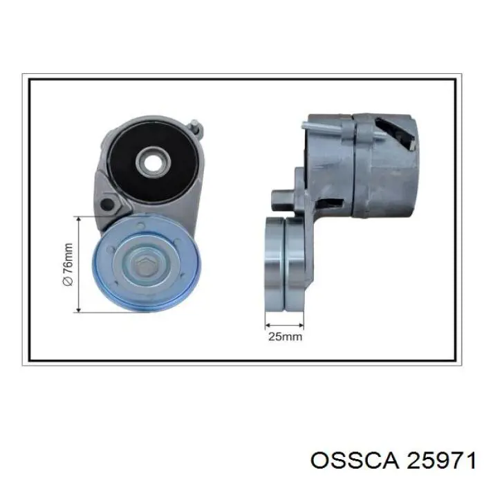 25971 Ossca прокладка регулятора фаз газораспределения