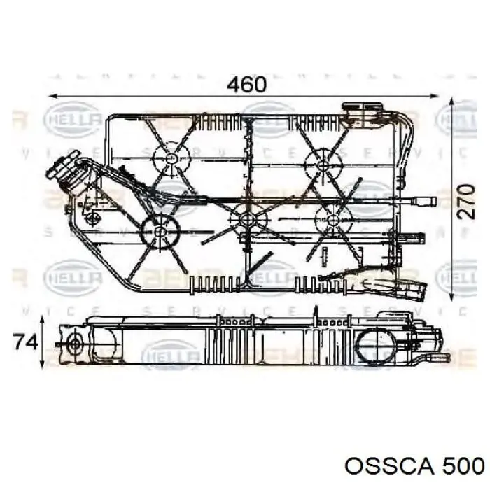 Реле управления стеклоочистителем 500 Ossca