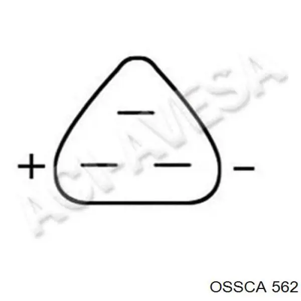 Купить 562 Ossca Сальник АКПП/КПП (входного/первичного вала)