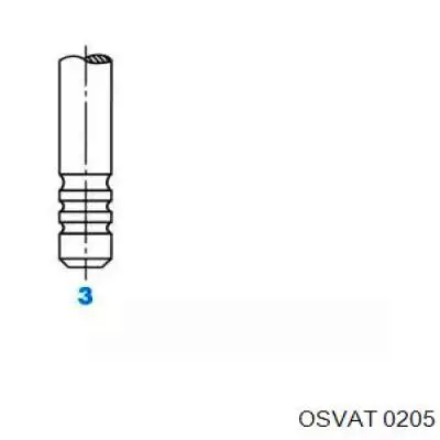 0205 Osvat клапан впускной
