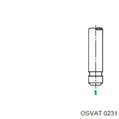 0231 Osvat клапан впускной