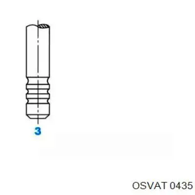 0435 Osvat клапан впускной