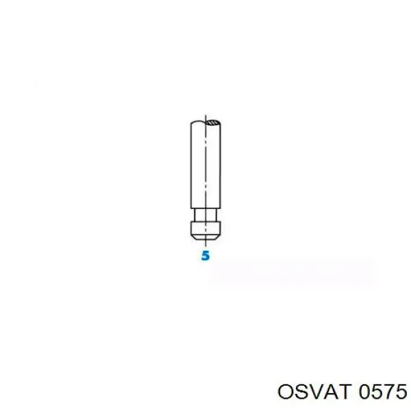 0575 Osvat клапан впускной
