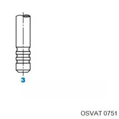0751 Osvat клапан впускной
