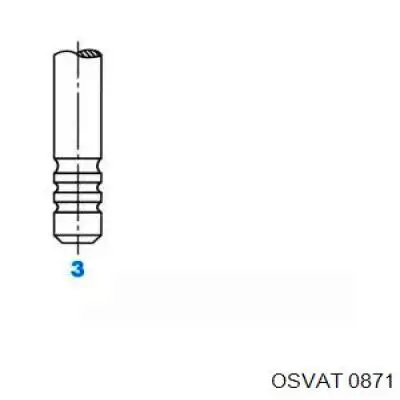 0871 Osvat клапан впускной