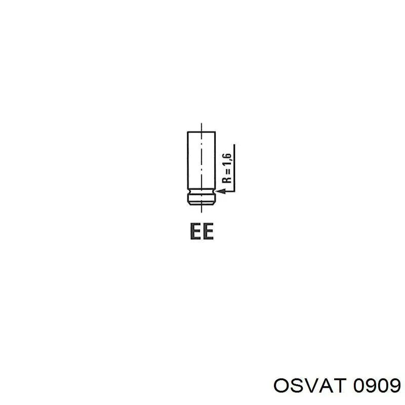0909 Osvat клапан впускной