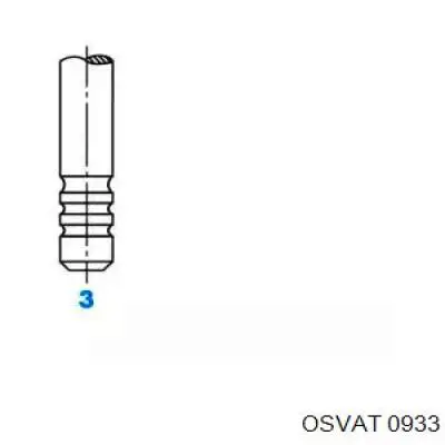 0933EX Osvat клапан выпускной