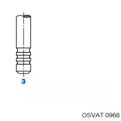 0966EX Osvat клапан выпускной