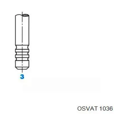 1036 Osvat клапан выпускной