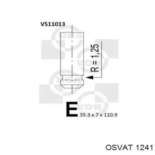 Купить 0726IN Gieffe Впускной клапан