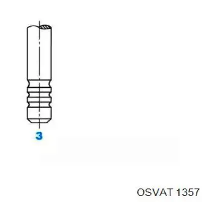 1357 Osvat клапан впускной
