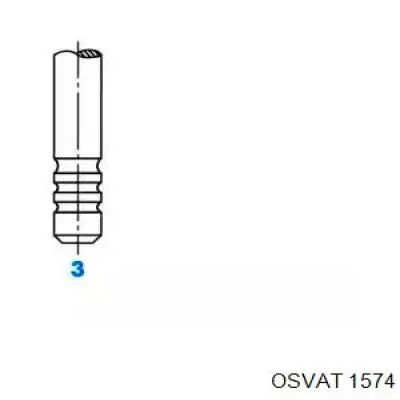 1574 Osvat клапан выпускной