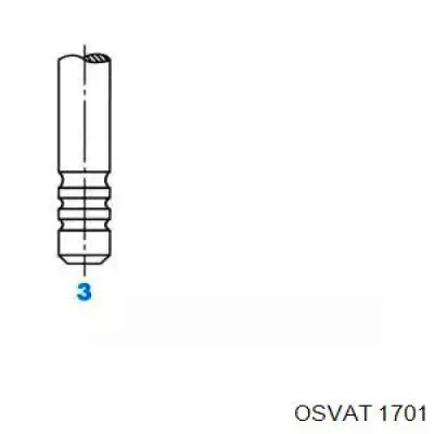Клапан впускной Osvat 1701