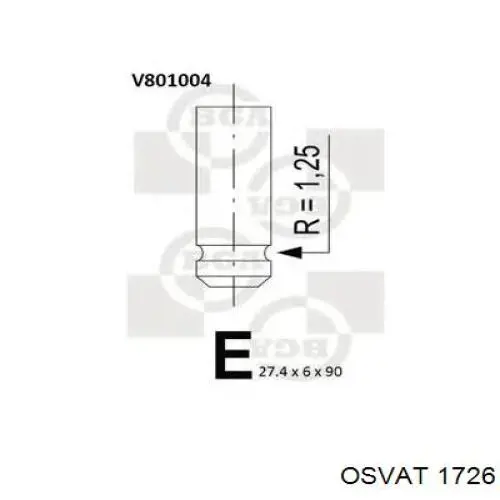 Выпускной клапан двигателя BGA V801004 цена, от 7.39 USD