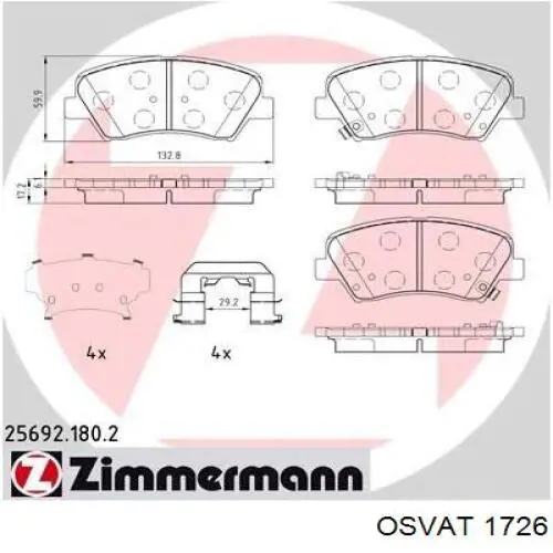 1726 Osvat Выхлопной клапан