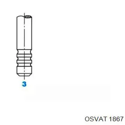 Клапан впускной Osvat 1867