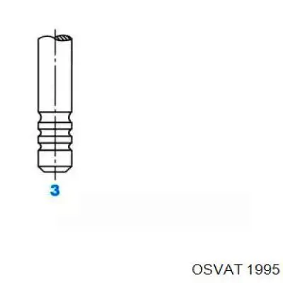 Впускной клапан 1995 Osvat