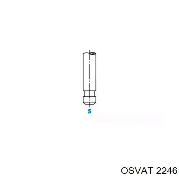 2246 Osvat клапан впускной