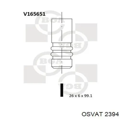 Купить R6565 Freccia Выпускной клапан