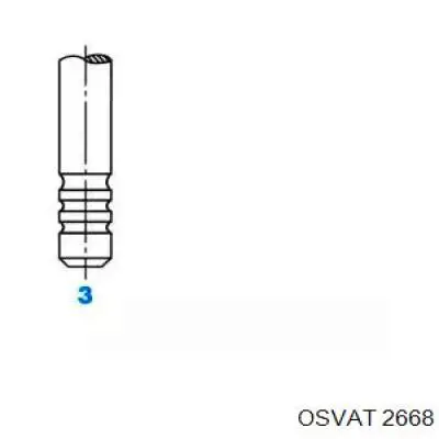 2668 Osvat клапан выпускной