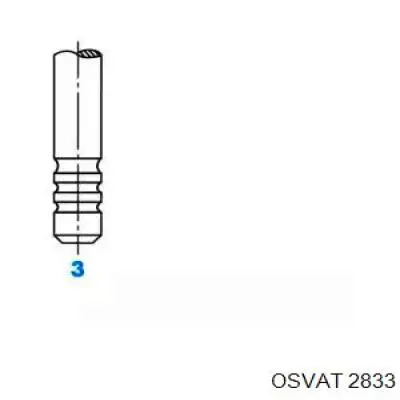 2833 Osvat клапан впускной