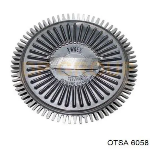 6058 Otsa вискомуфта (вязкостная муфта вентилятора охлаждения)