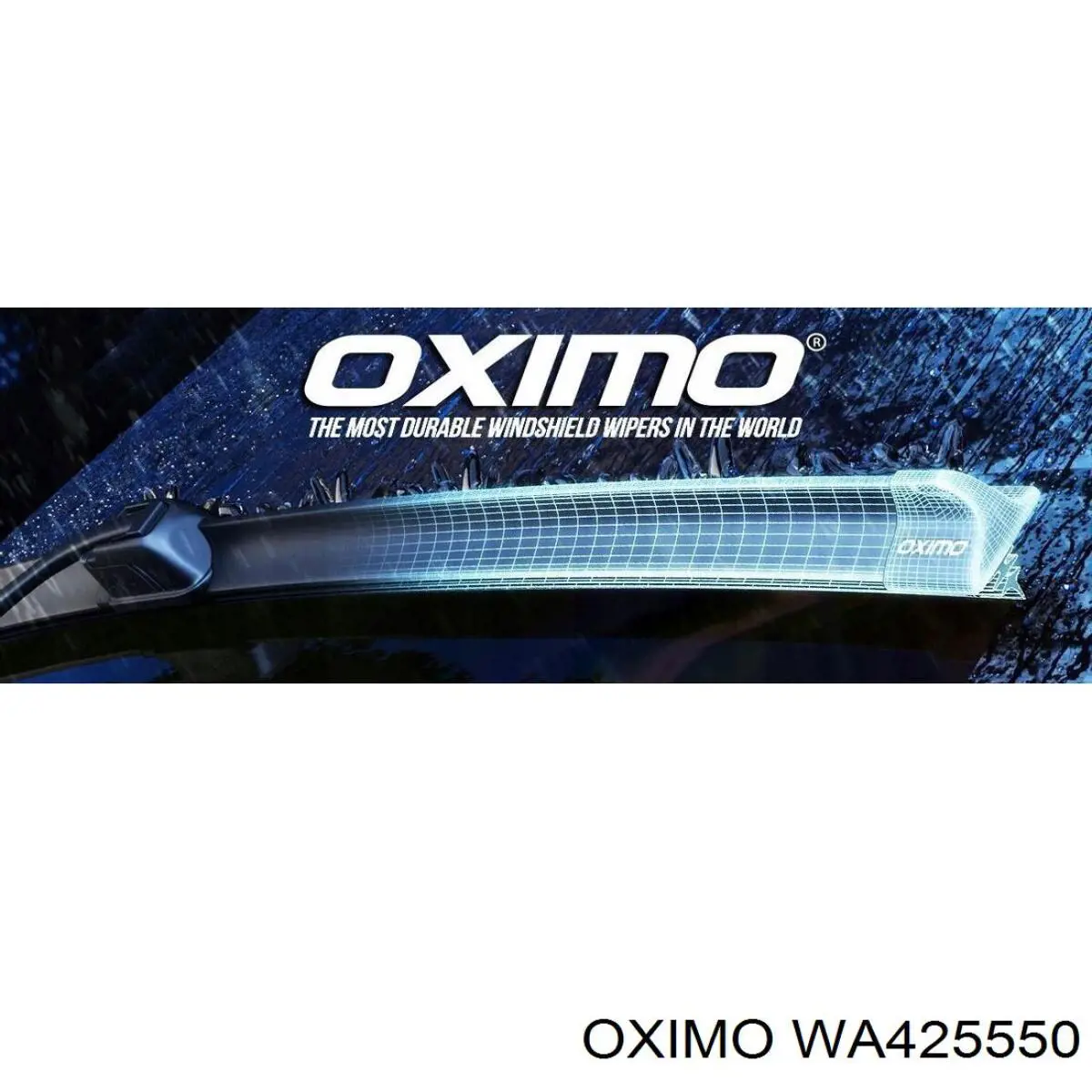 WA425550 Oximo щетка-дворник лобового стекла, комплект из 2 шт.