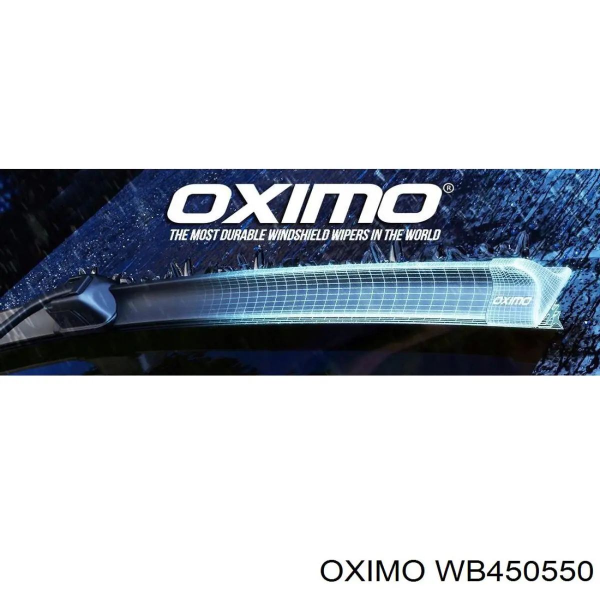 WB450550 Oximo щетка-дворник лобового стекла, комплект из 2 шт.