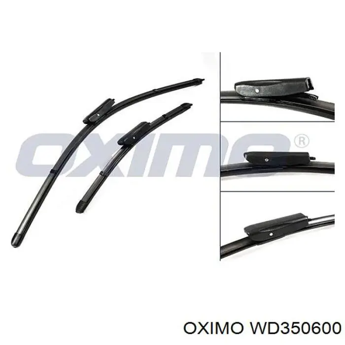 WD350600 Oximo щетка-дворник лобового стекла, комплект из 2 шт.