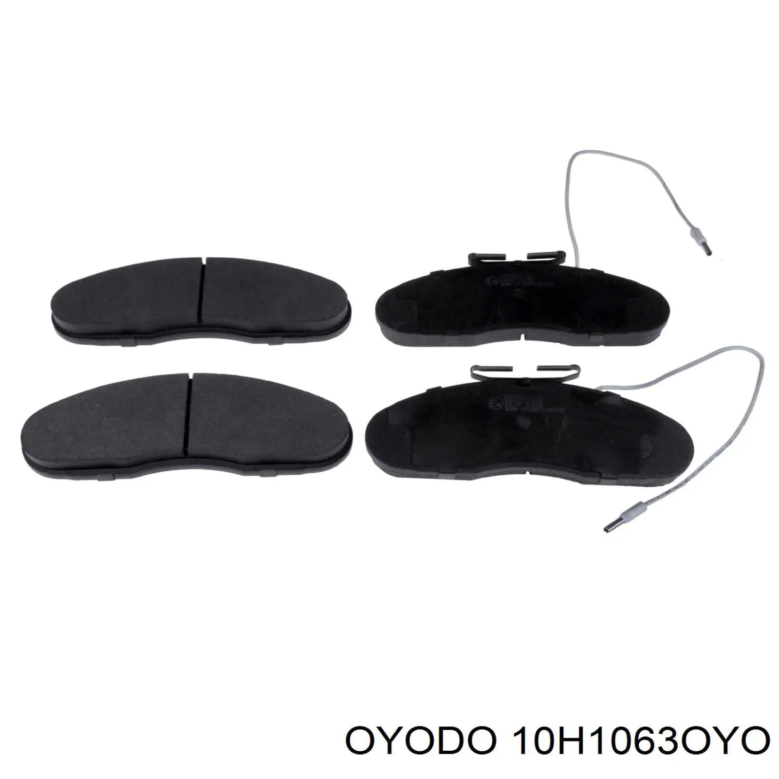 10H1063-OYO Oyodo передние тормозные колодки