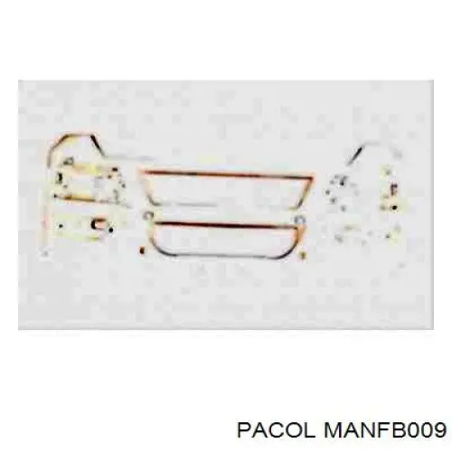 Бампер на авто Pacol MANFB009 цена, от 295.64 USD