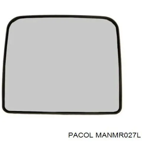 Стекло левого зеркала заднего вида ZL1257017HL Tangde