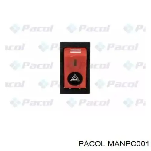 Купить MANPC001 Pacol Кнопка включения аварийной сигнализации