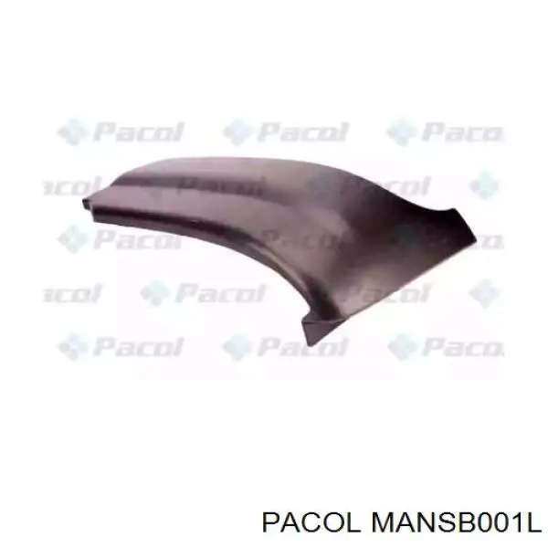 Бампер передний, левая часть DPMA055 Daniparts