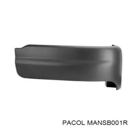 Бампер передний, правая часть Pacol MANSB001R