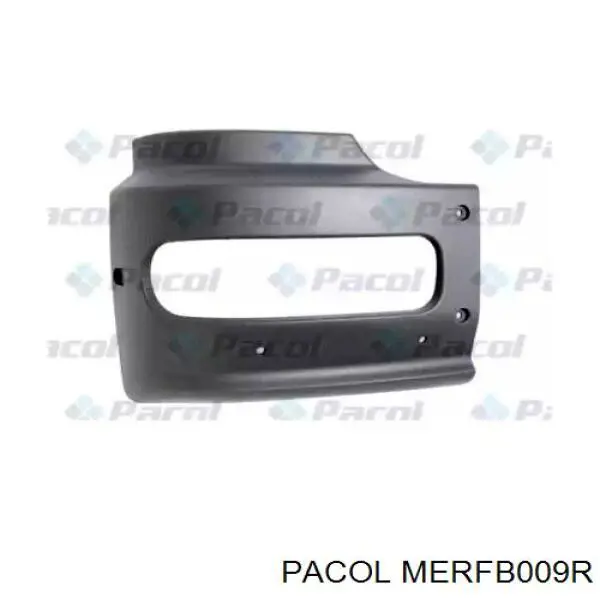 MERFB009R Pacol бампер задний, правая часть