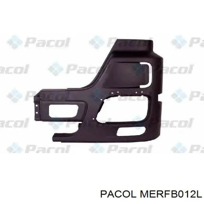 Бампер передний, левая часть Pacol MERFB012L цена, от 84.68 USD