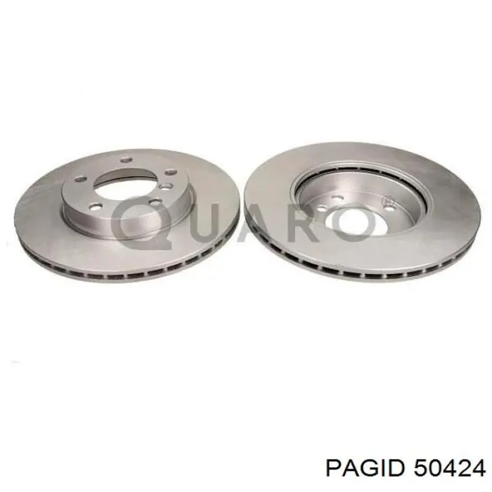 Передние тормозные диски 50424 HELLA-PAGID