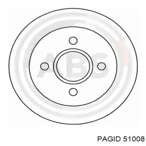 Задний тормозной диск HELLA-PAGID 51008 цена, от 20.97 USD