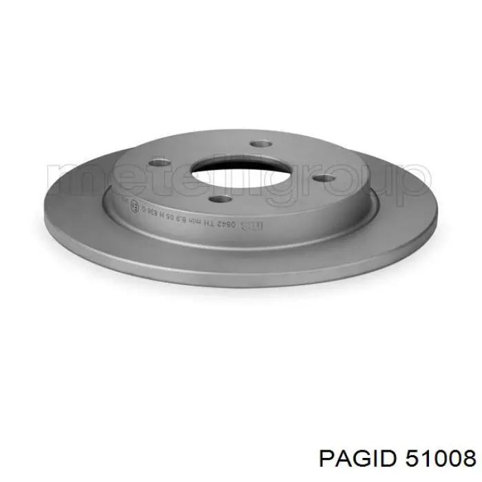 Тормозные диски 51008 HELLA-PAGID