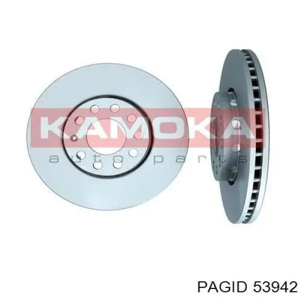 53942 HELLA-PAGID Диск тормозной передний