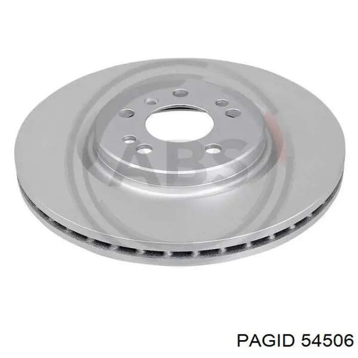 Передние тормозные диски 54506 HELLA-PAGID