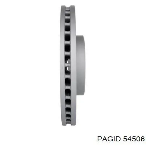 54506 HELLA-PAGID Диск тормозной передний