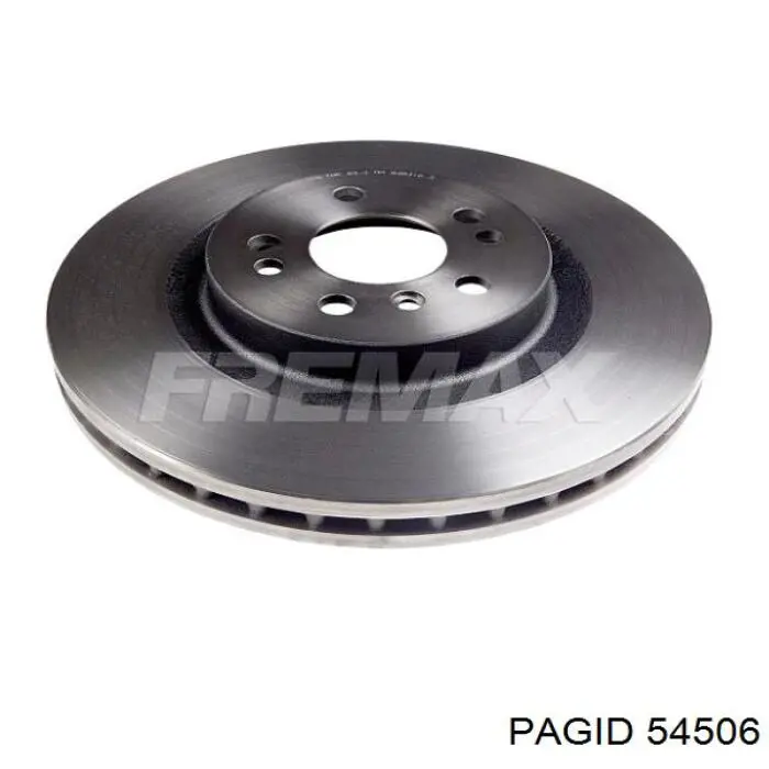 Передние тормозные диски 54506 HELLA-PAGID