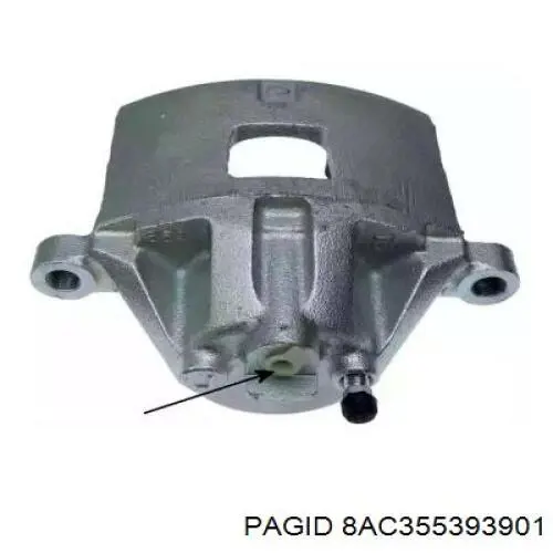 542285 Opel Суппорт тормозной, передний, правый
